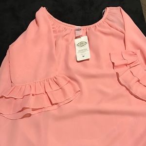 NWT Pink Coconut off the shoulder top.